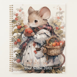 Planneur de souris de champ aquarelle