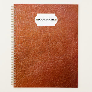 Planneur en cuir marron