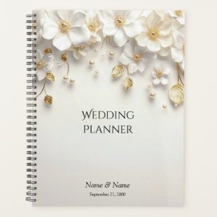 Planneur Feuille d'or blanc ivoire