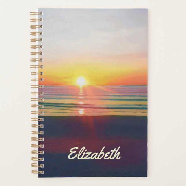 Planneur personnalisé Beach Sunrise (Devant)