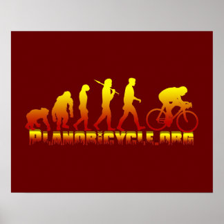 Plano Bicycle Association Firestarter Logo Poster