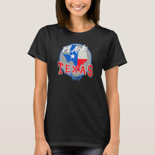 Plano Texas in Red White & Blue Bonnet Blume T-Shirt