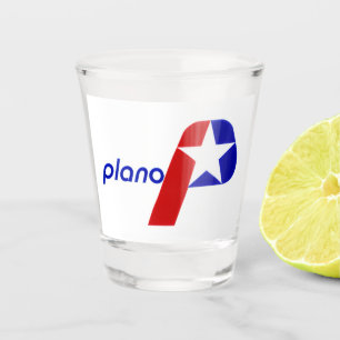 Plano (Texas) Stadtflagge Shot Glas