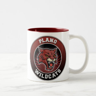 Plano-Wildkatzen-Tasse Zweifarbige Tasse