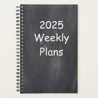 Plans hebdomadaires 2025 Conception simple de tabl