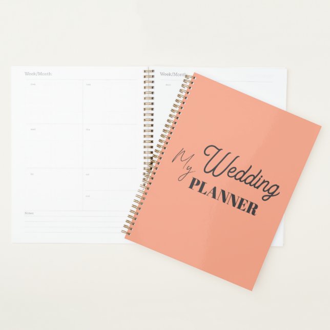 Plans mariages futurs : Wedding planner (Devant avec enveloppe)