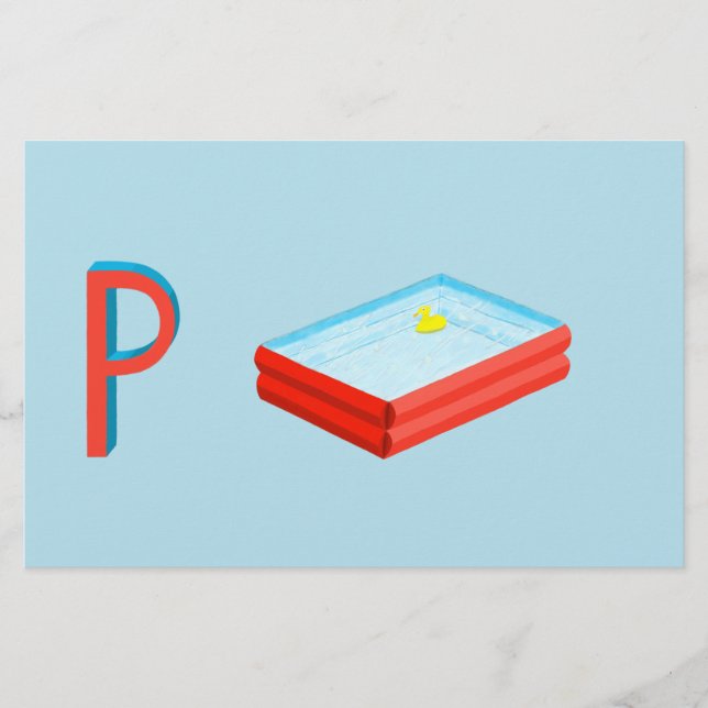 Planschbecken Papier (Vorderseite)