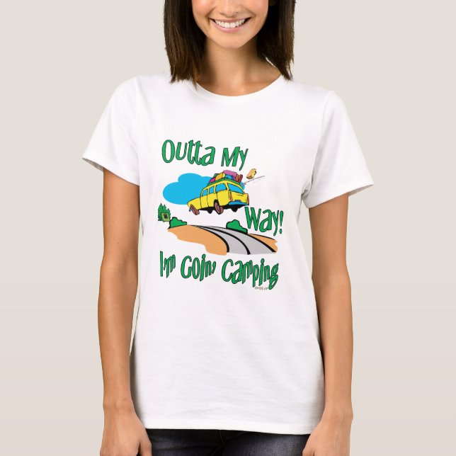 Planst du einen Camping-Trip T-Shirt (Vorderseite)