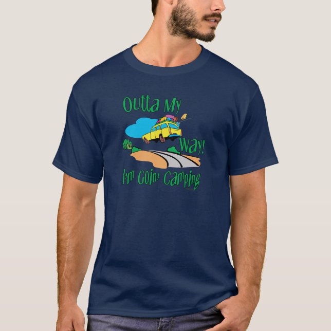 Planst du einen Camping-Trip T-Shirt (Vorderseite)