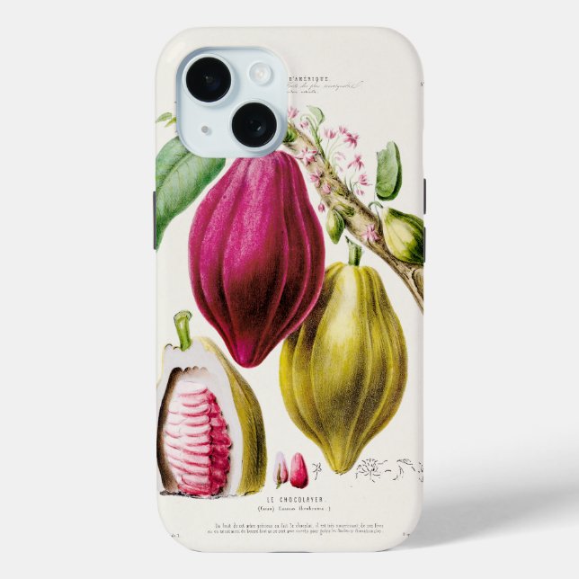 plant antique flower Case-Mate iPhone hülle (Rückseite)