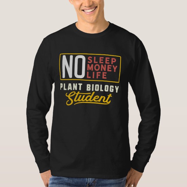 Plant Biology Major Studen Graduation T-Shirt (Vorderseite)