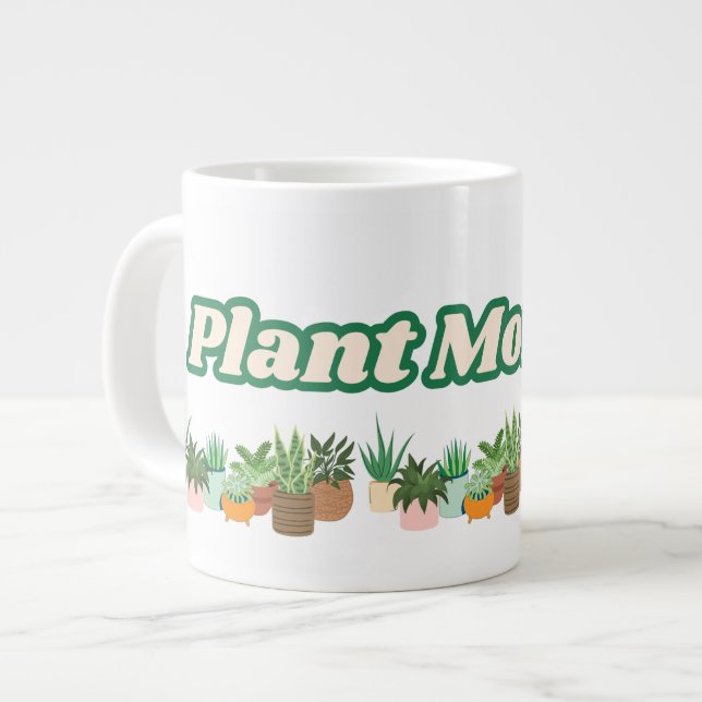Plant Mommy Jumbo Mug Jumbo-Tasse (Vorderseite Links)
