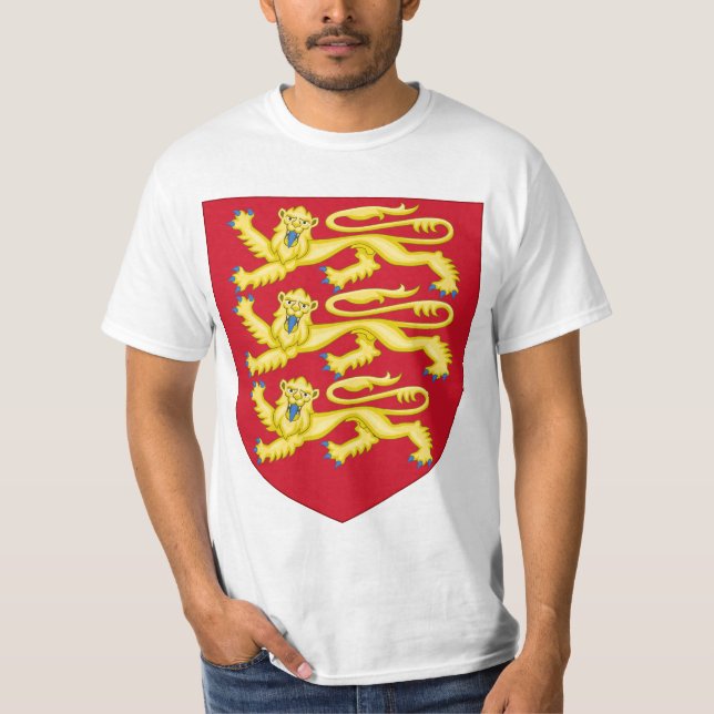 Plantagenet Royal Wappen T-Shirt (Vorderseite)