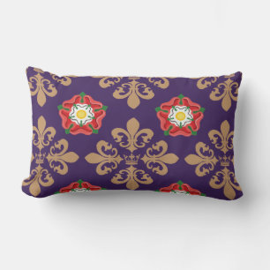 Plantagenets Fleur-Muster Lendenkissen