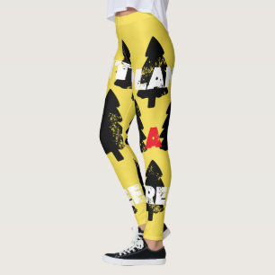 Plante d'un arbre Drôle Leggings d'impression