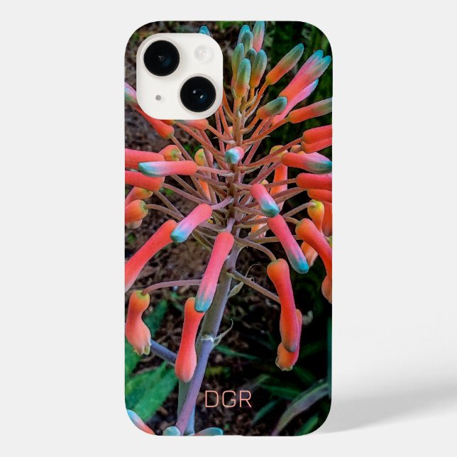 Plante en fleurs iPhone 14 Coque (Verso)