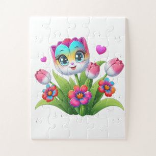 🌸🪴Plante Fleur – Botanique Calme Nature Puzzle