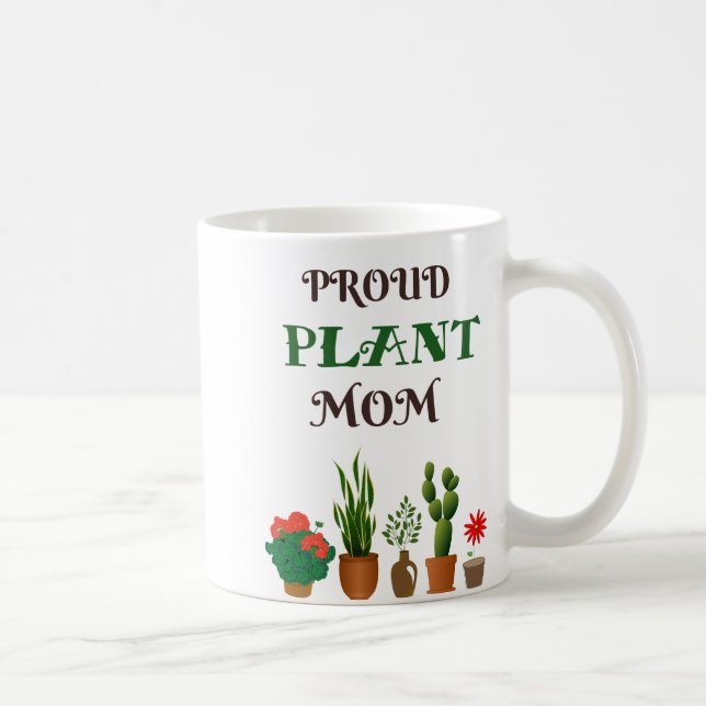 Plante Maman Carburant Café Mug (Droite)