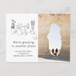 Plante moderne | Carte postale Faire-part mobile