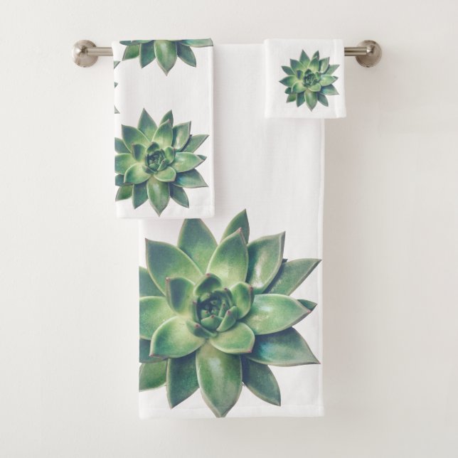 Plante moderne vert amical sur blanc (En situation)
