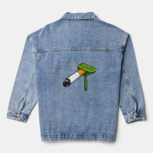 Plante piège de Vénus avec cigarette