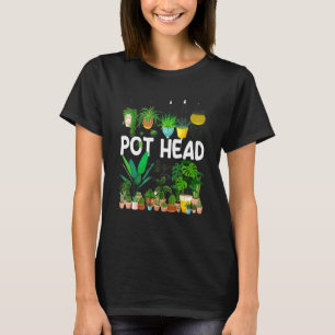 Planter Pot Head Pflanze Blume Blume Plan T-Shirt