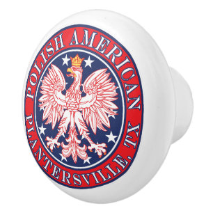 Plantersville Texas Polnischer Adler Keramikknauf