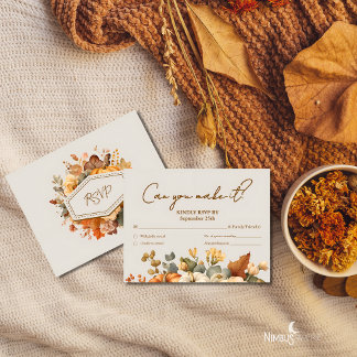 Plantes bouchées RSVP Thanksgiving Card Classic