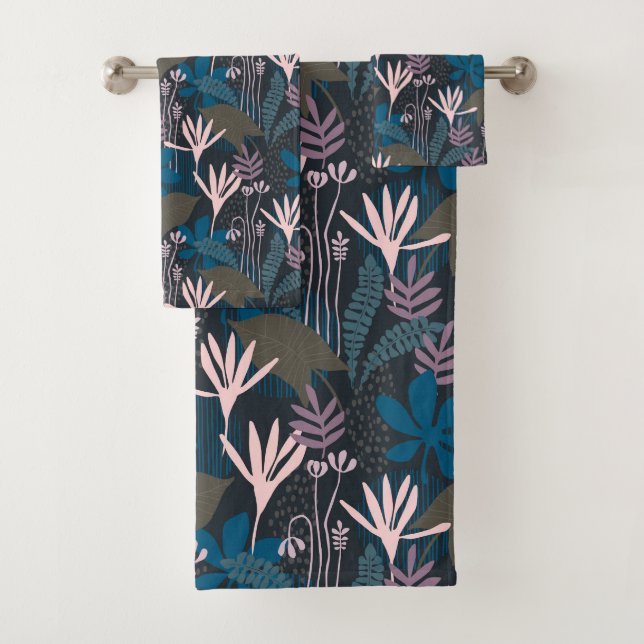 Plantes de la marine florale moderne Pastel Fleurs (En situation)