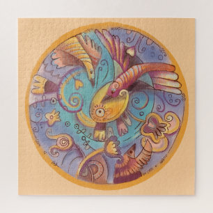 plantes et oiseaux Puzzle