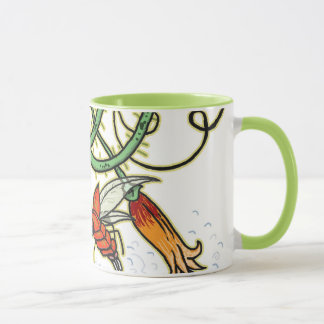 Plantes et tasse d'insectes
