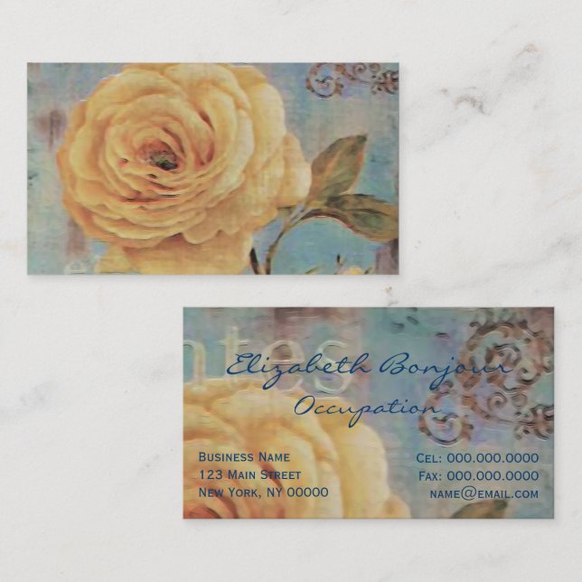 Plantes ~ Visitenkarte (Vorne/Hinten)