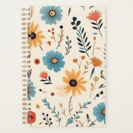 Planteur Motif Floral Boho