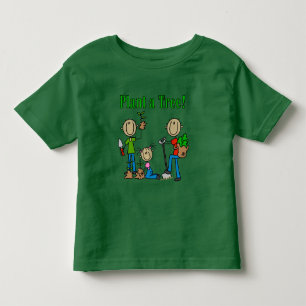 Plantez le T-shirts et les cadeaux d'un arbre