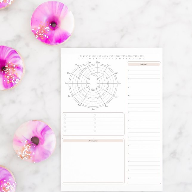 Planungs-Seite für den Tagesablauf (Von Creator hochgeladen)