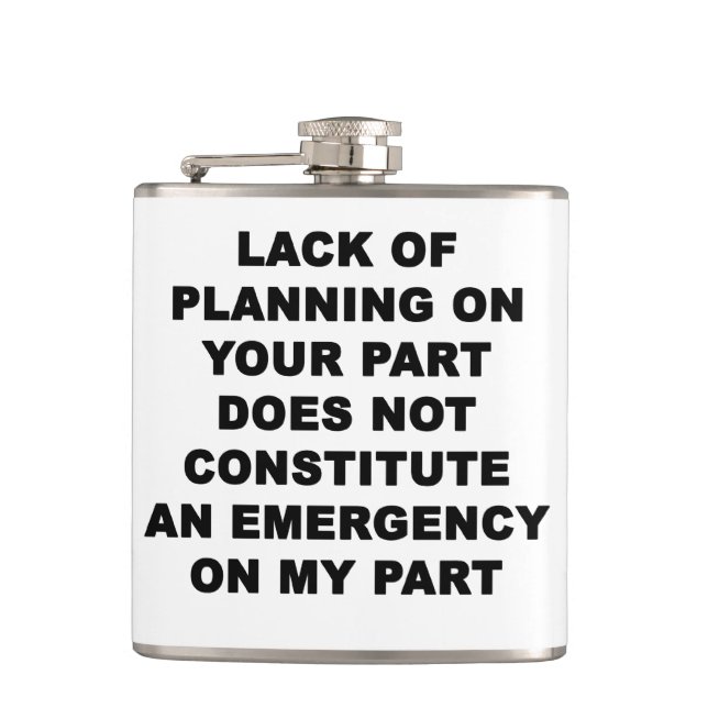 Planungsmangel Flachmann (Vorderseite)