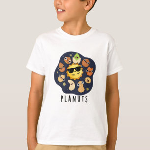 Planuts Funny Astronomy Nuts Pun T-Shirt