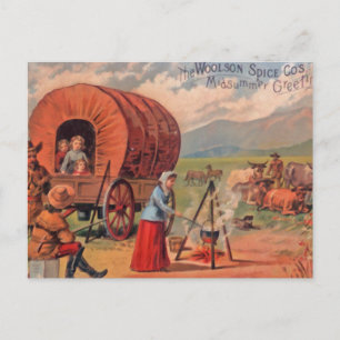 Planwagen Postkarte