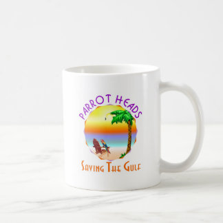 Plappern Sie die Köpfe nach, die den Golf von Kaffeetasse