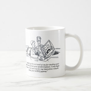 Plappernde Linkshand-Tasse Kaffeetasse