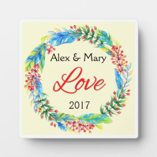 Plaque Amour de couple