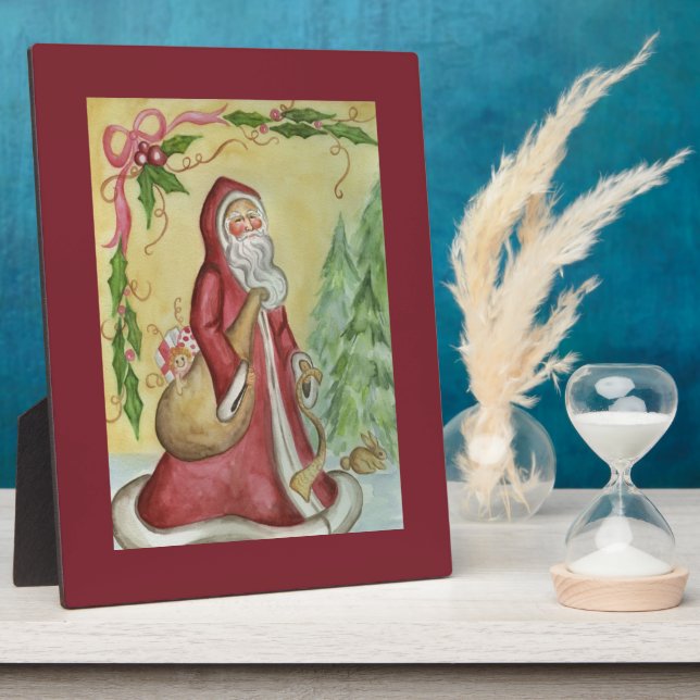 Plaque Art Décor Père Noël (Côté)