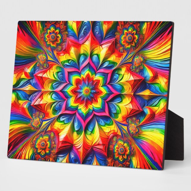 Plaque avec couleurs LGBTQ Design moderne (Côté)