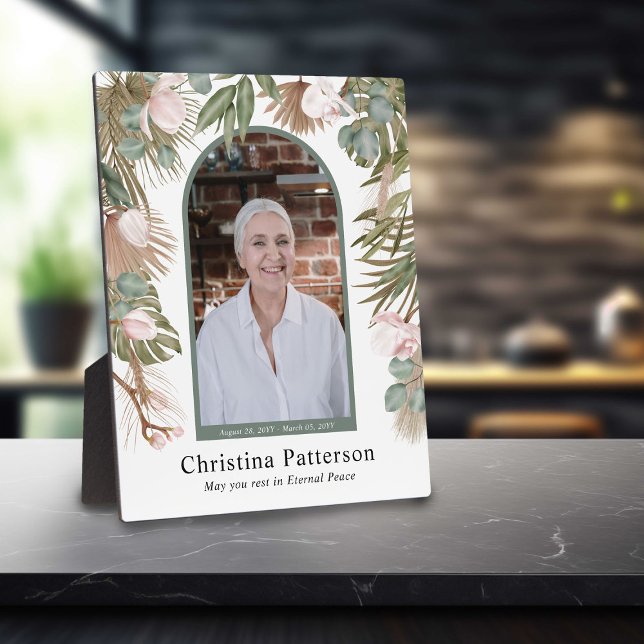 Plaque Bohème En Mémoire Photo Mémorial  (Créateur téléchargé)