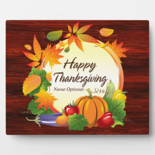Plaque bon thanksgiving 5A