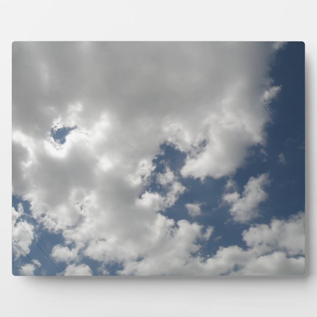 Plaque ciel nuageux (Devant)