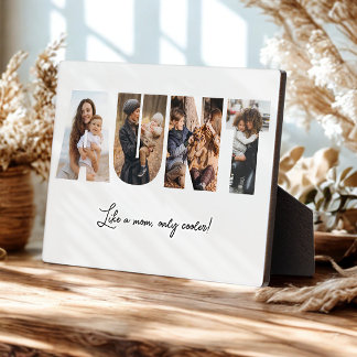 Plaque Collage de photos de tante