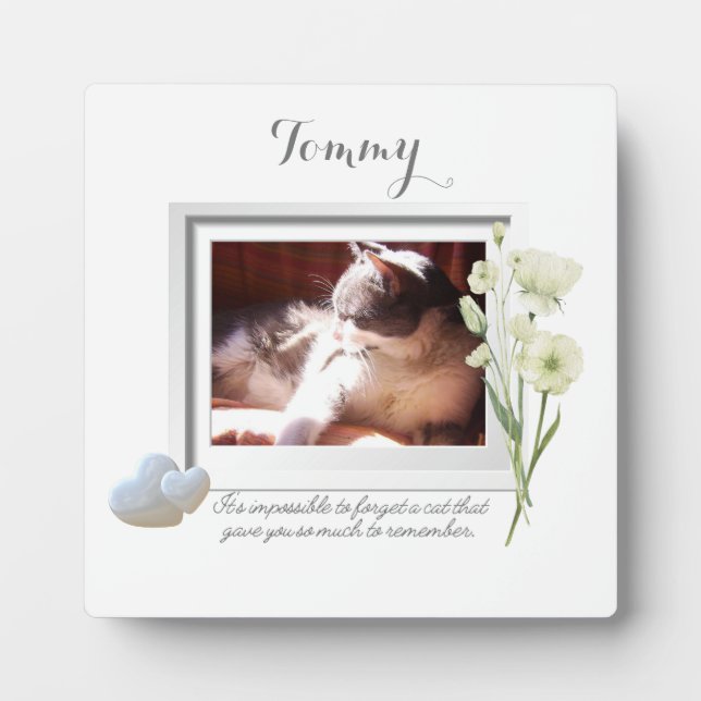 Plaque commémorative pour animaux de compagnie ino (Devant)