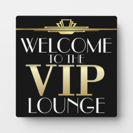 Plaque d'accueil VIP