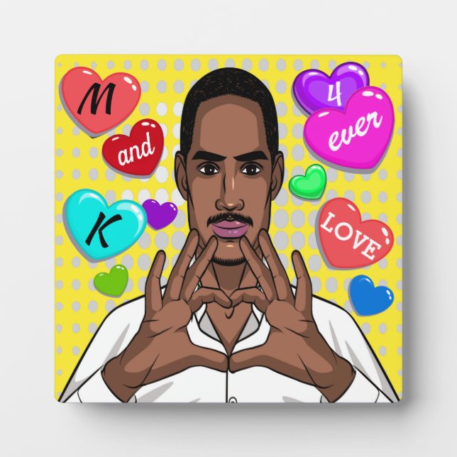 PLAQUE  D'AMOUR (Devant)